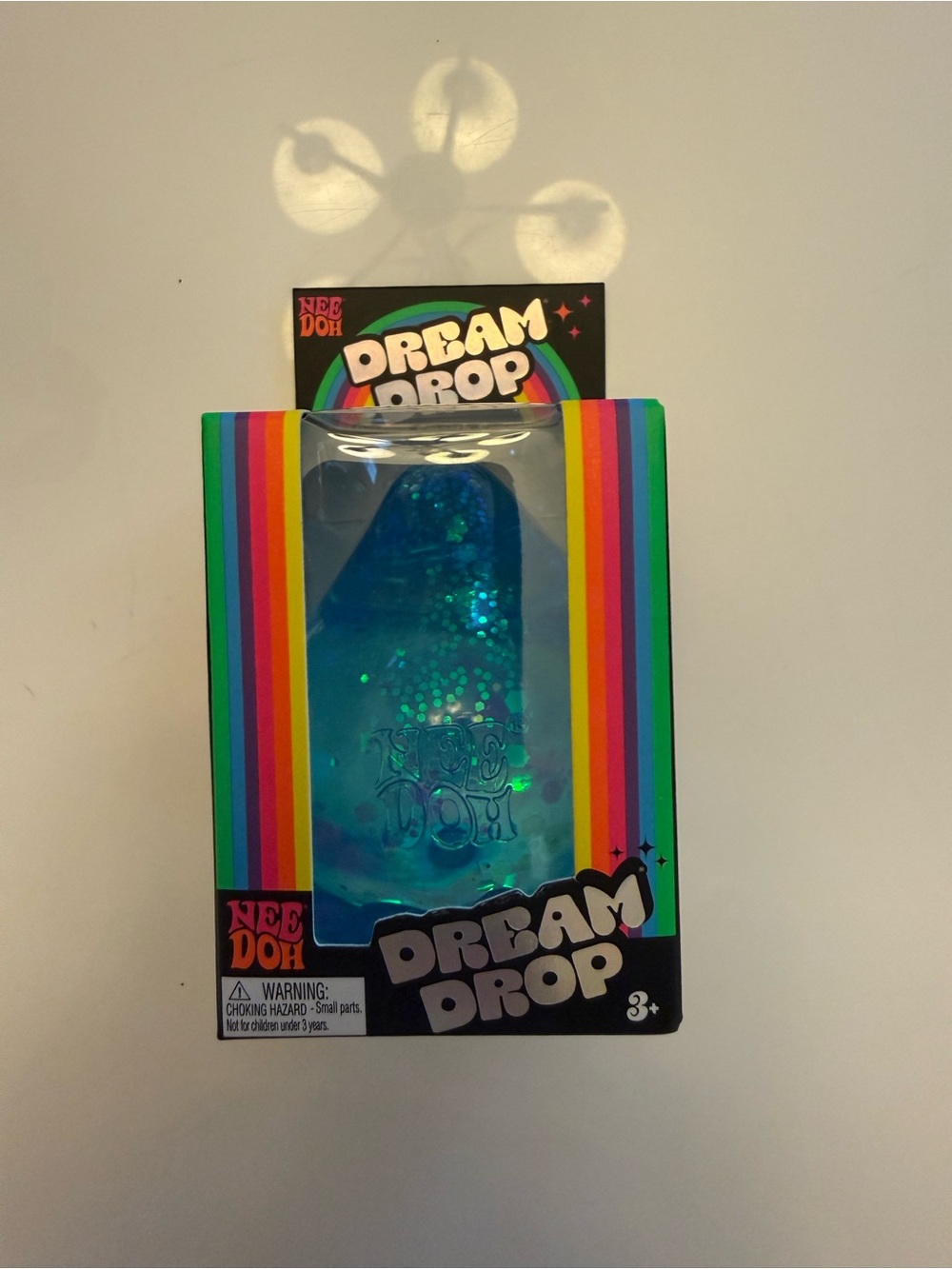 NEW NeeDoh Dream Drop Blue Glitter Sensory Toy